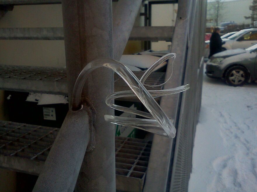 First Rain, Then Freezing Temperatures = Nature Art