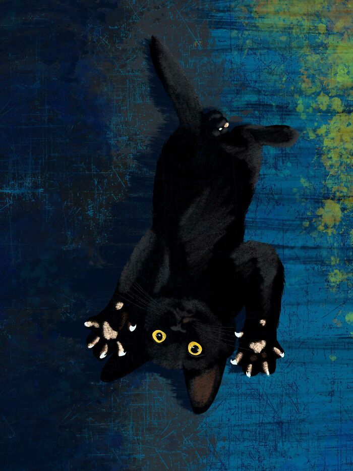 Hand Drawn Murder Mittens