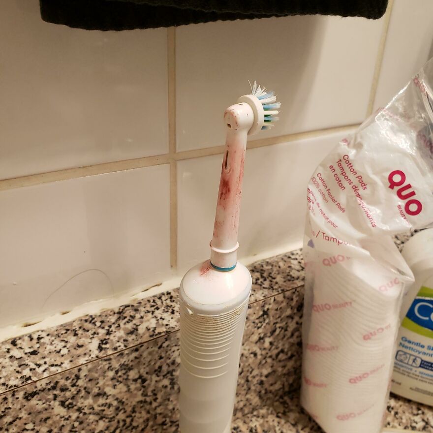 Gave My So Some Advice: Brush Your Teeth Before Applying Lipstick