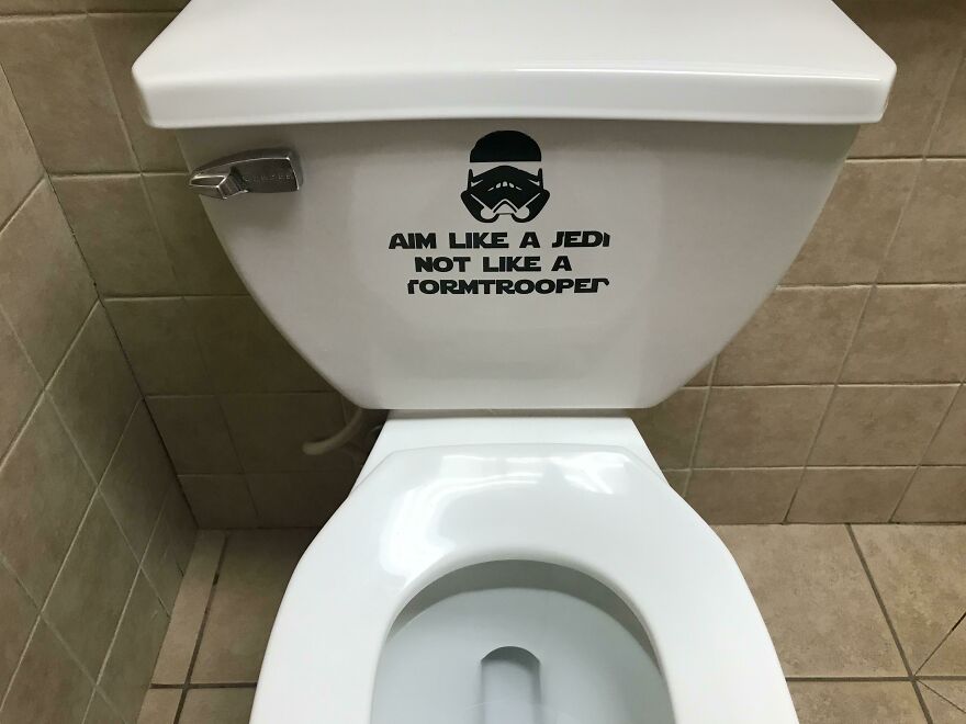 Some Friendly Advice From My Local Gas Station Bathroom!