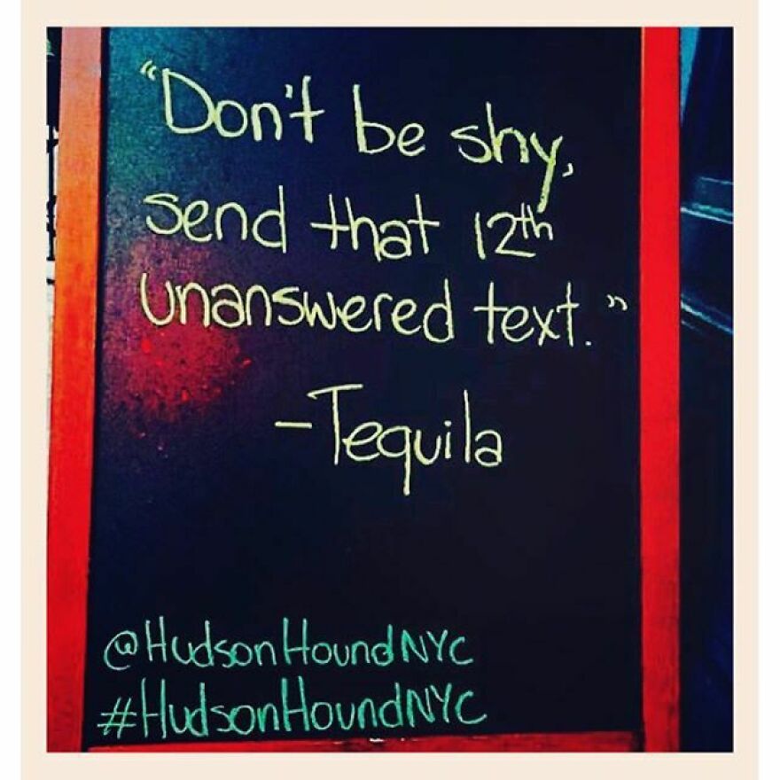 Bar Sign Offers Great Advice