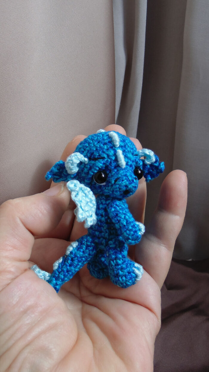 My Winged Dragon Fits In The Palm Of My Hand