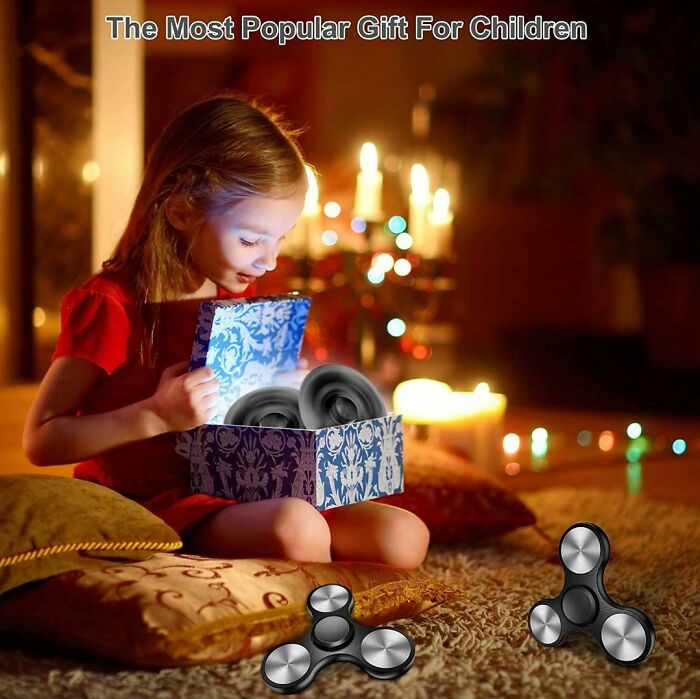 I Guess They Pop Out Of The Box Glowing And Spinning At Top Speed