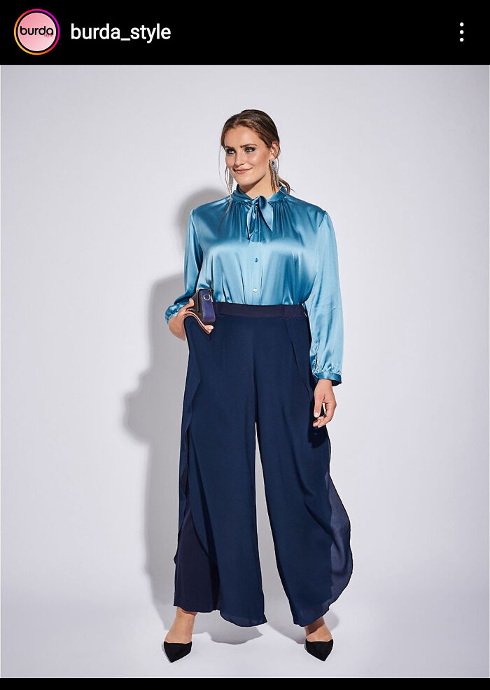 Fashion Magazine Burda Style (Instagram Screenshot And It's Still On Their Page)