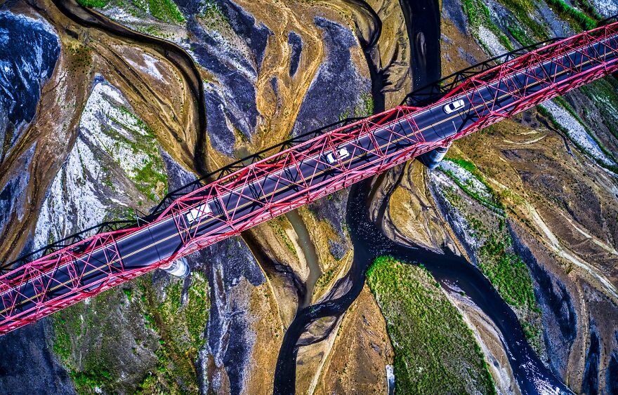 Silver 2022 Architecture / Bridges, "Dry River On Earth Canvas"