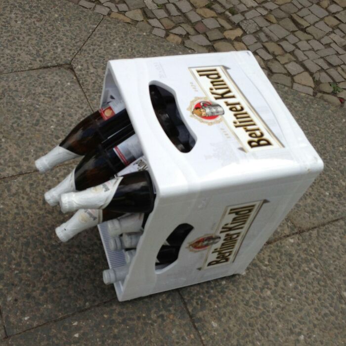 Well, That Was Close. Crate Dropped, And No Beer Spilled