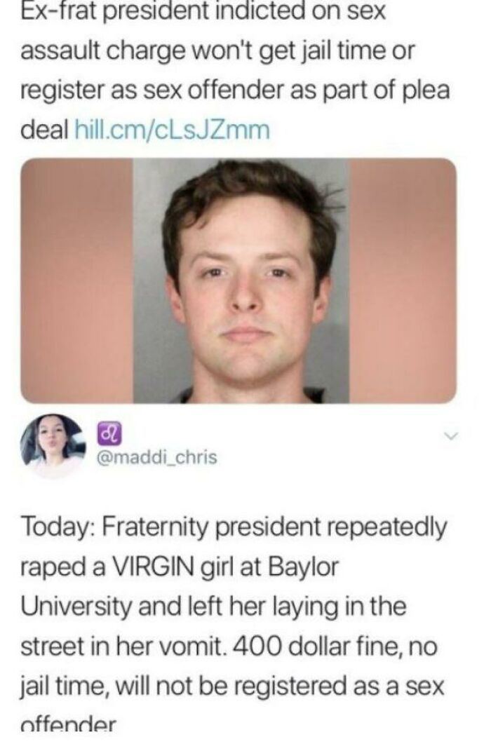 I Think Certain Straight White Men Literally Being Above The Law Counts As Dystopian