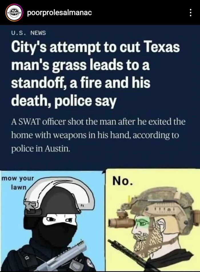 City's Attempt To Cut Texas Man's Grass Leads To A Standoff, A Fire, And His Death, Police Say