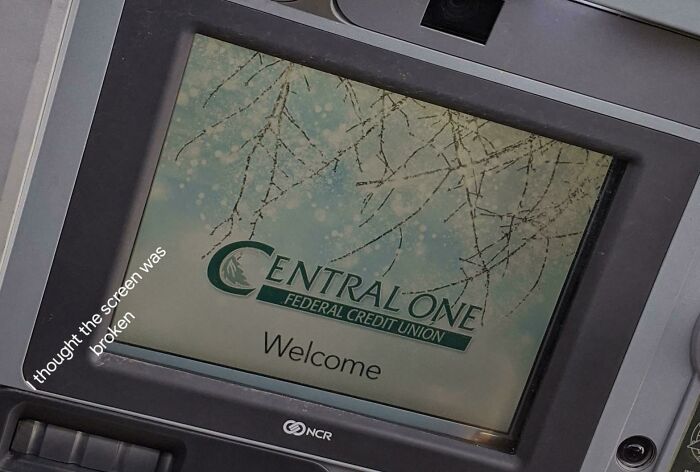 I Thought The Screen Was Broken