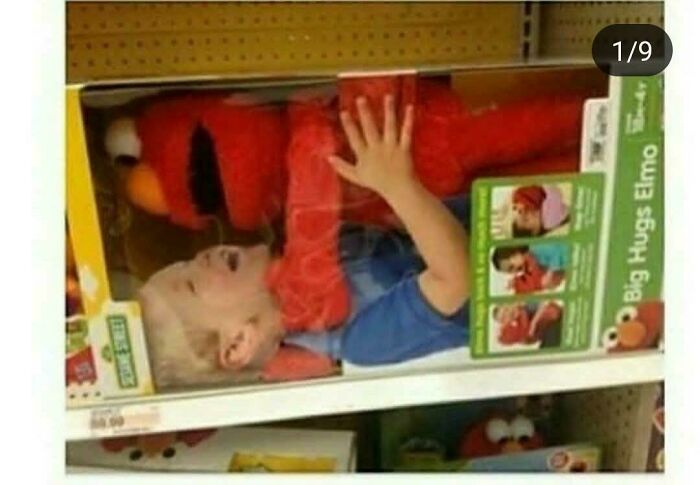 Elmo se ha cansado de los niños