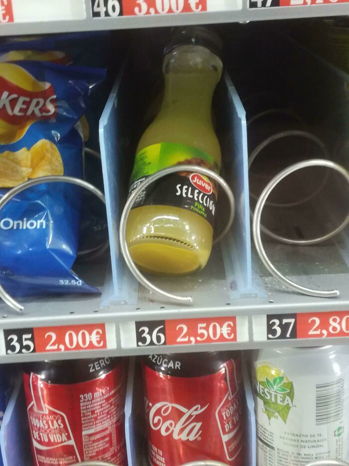 This Glass Bottle In A Vending Machine