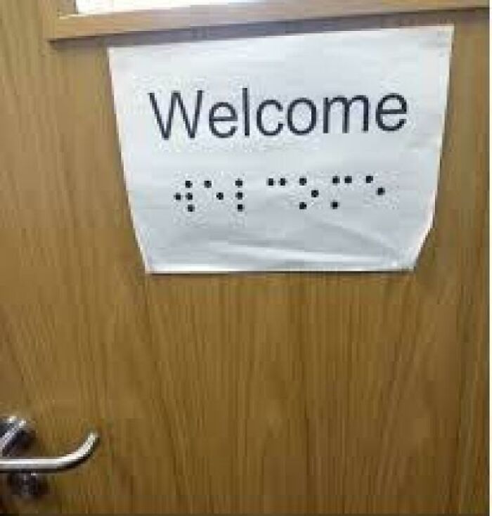 Este braille estaba impreso en papel