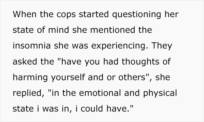 Woman Shares How Her Friend Got Arrested And Taken To A Mental Hospital After Her Work Called The Police When She Decided To Quit