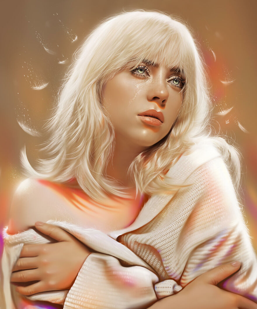 Mind-Blowing Digital Illustrations Of Famous Celebrities By Illustrator Yaşar Vurdem ( 9 Pics )