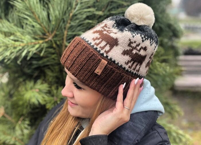 Jacquard Warm Knitted Handmade Hats (15 Pics)