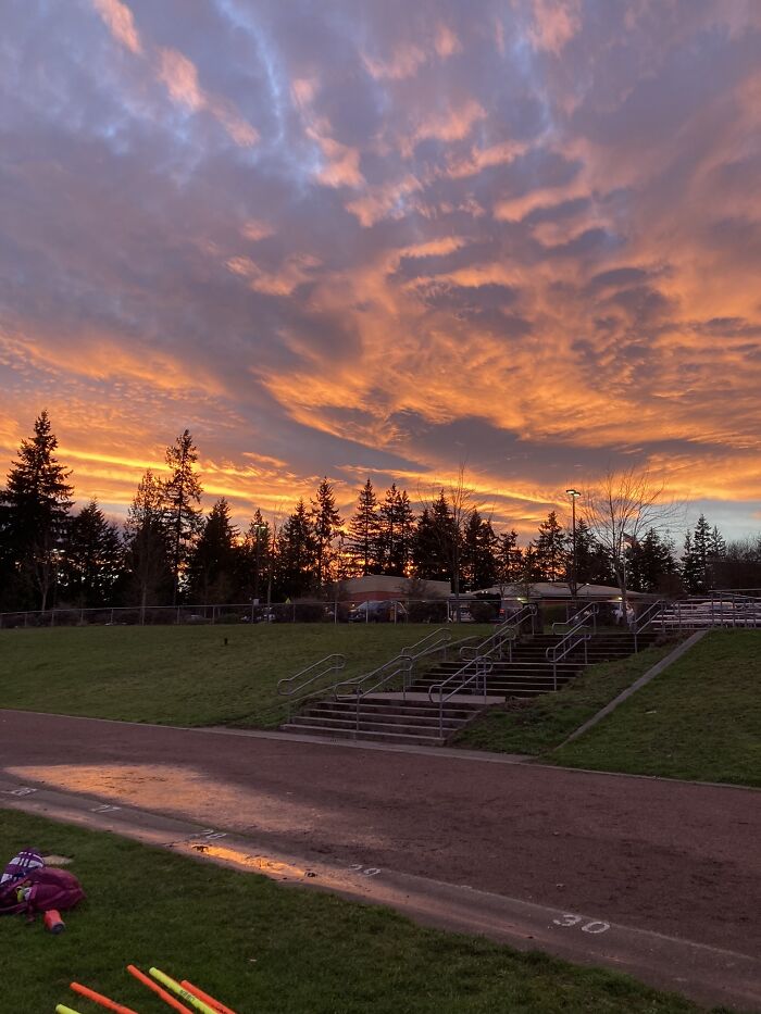 Sunset After Soccer Practice