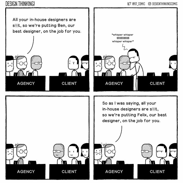 Artist Shows His Frustrations With His Design Career In Amusing Comics