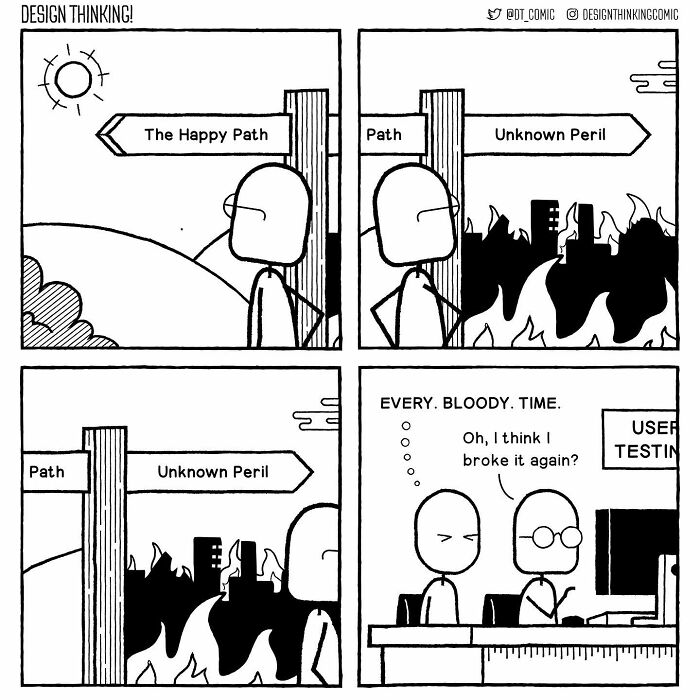 Artist Shows His Frustrations With His Design Career In Amusing Comics