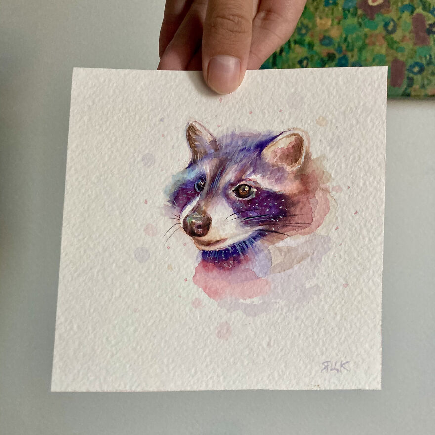 I’m An Artist And I Create Small Animal Paintings (10 Pics)