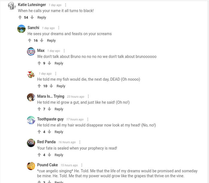 We Don't Talk About Bruno!