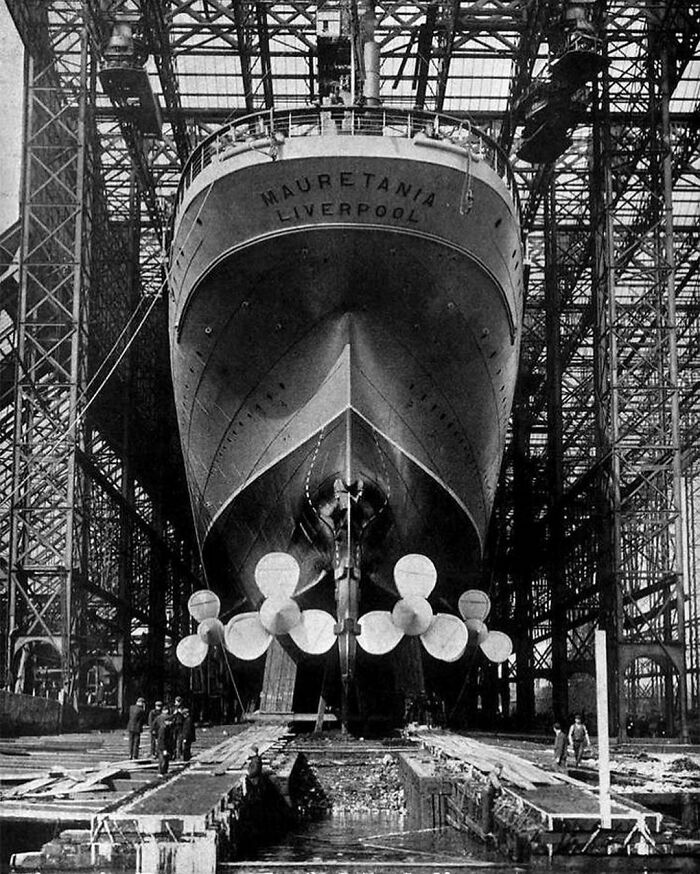 Rms Mauretania (Also Known As The "Maury") Was An Ocean Liner Of The Cunard Line, Launched On 20 September 1906