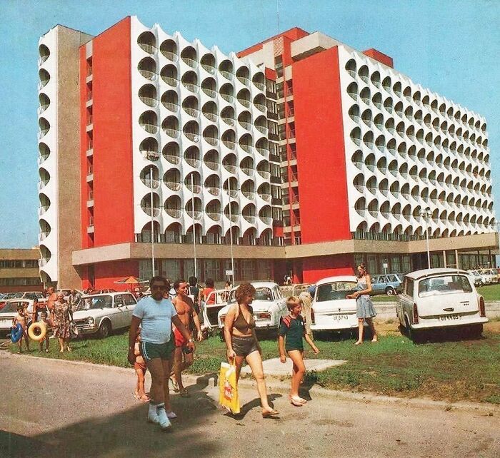 Ezüstpart Hotel Siófok, Hungary Built In 1978-1983 Architect: Ernő Tillai