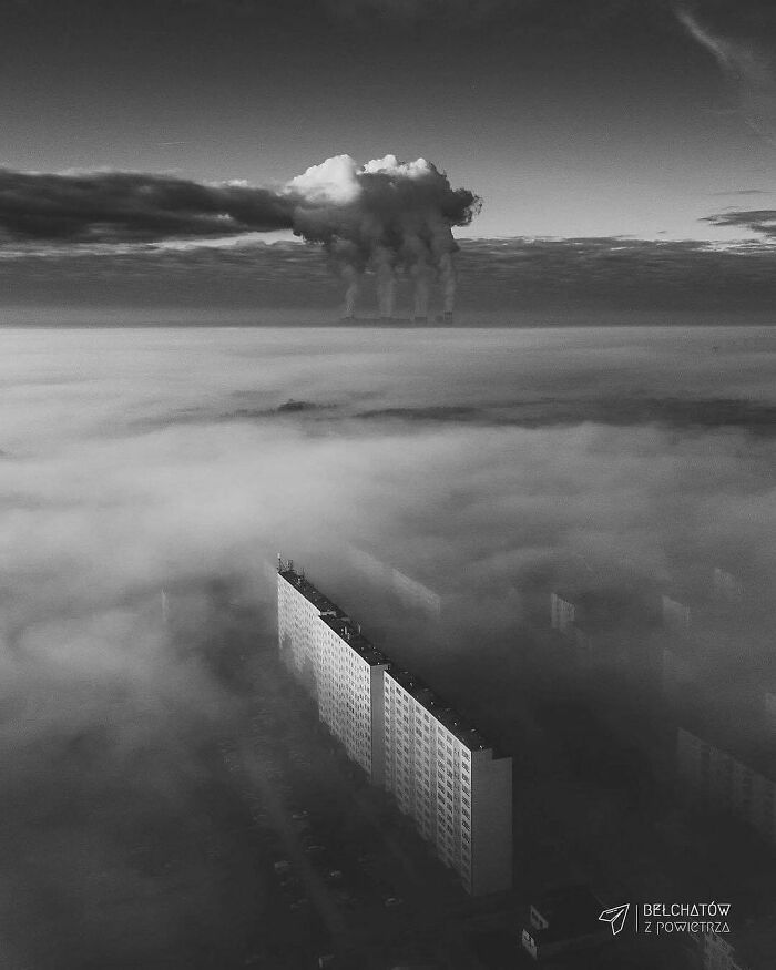 Bełchatów Power Station And Osiedle Dolnośląskie Subdivision, Poland