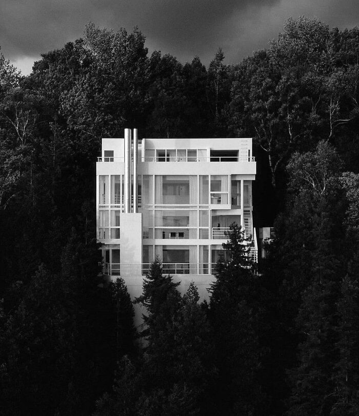 Douglas House Harbor Springs, Michigan 1971 - 1973 Richard Meier Photographer: Carol M