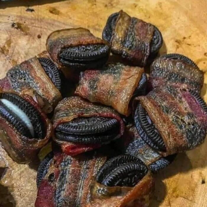 Bacon Wrapped Oreos