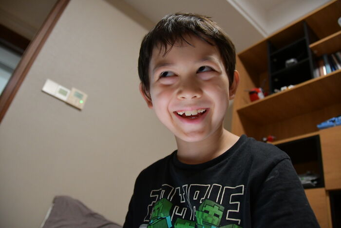 Me Doing A Stupid Face For The Camera At 8 Years Old