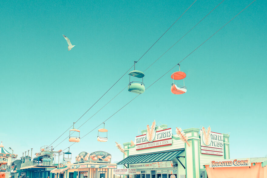 The Oldest Amusement Park In Dreamy Colors