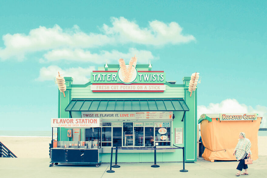 The Oldest Amusement Park In Dreamy Colors