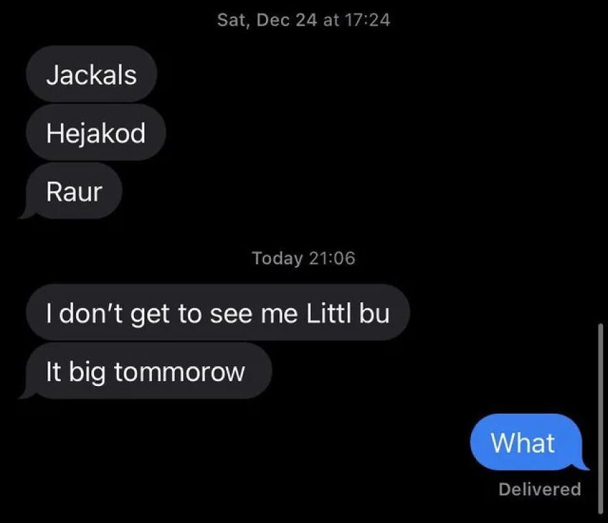 Just Assume She Was Being Attacked By Some Vicious Animal