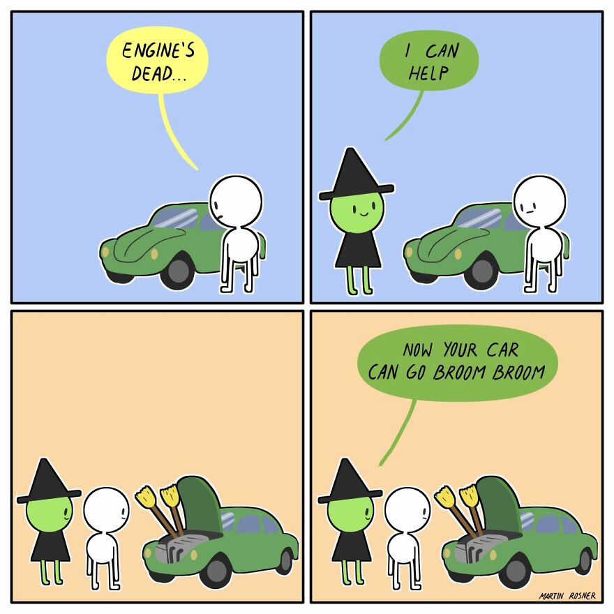 36 New Hilarious Comics With Black Humor And Unexpected Twists By Martin Rosner