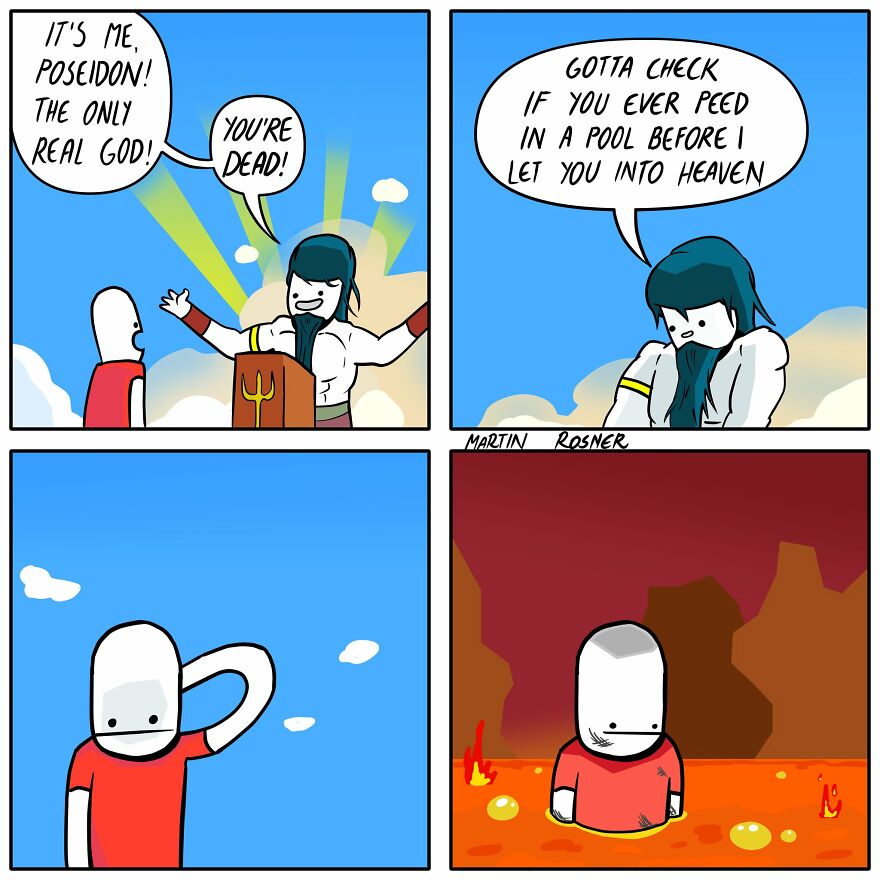 36 New Hilarious Comics With Black Humor And Unexpected Twists By Martin Rosner