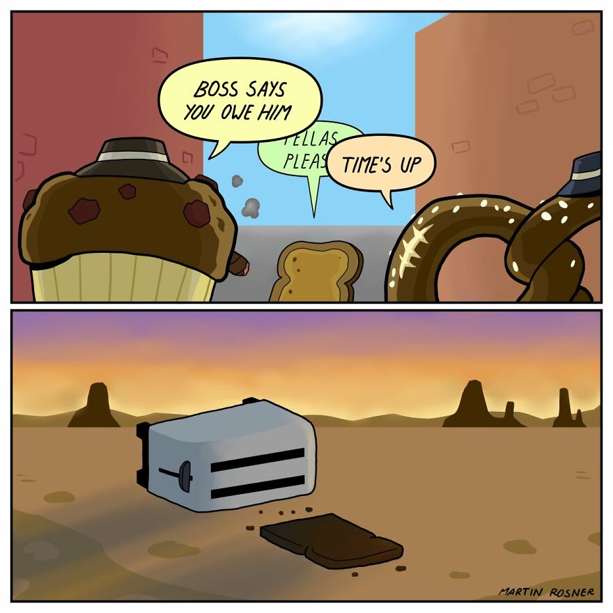 36 New Hilarious Comics With Black Humor And Unexpected Twists By Martin Rosner