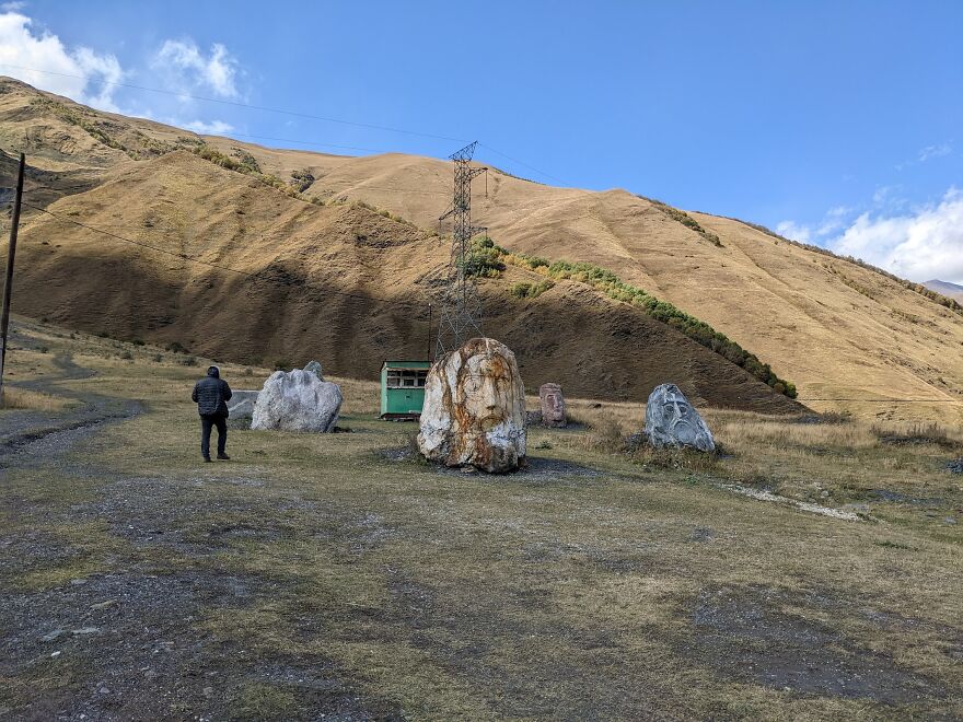 Gigantic Faces From Sno Valley Sculptures