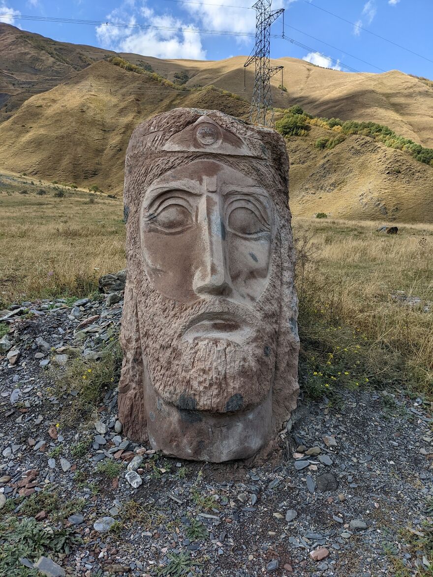 Gigantic Faces From Sno Valley Sculptures