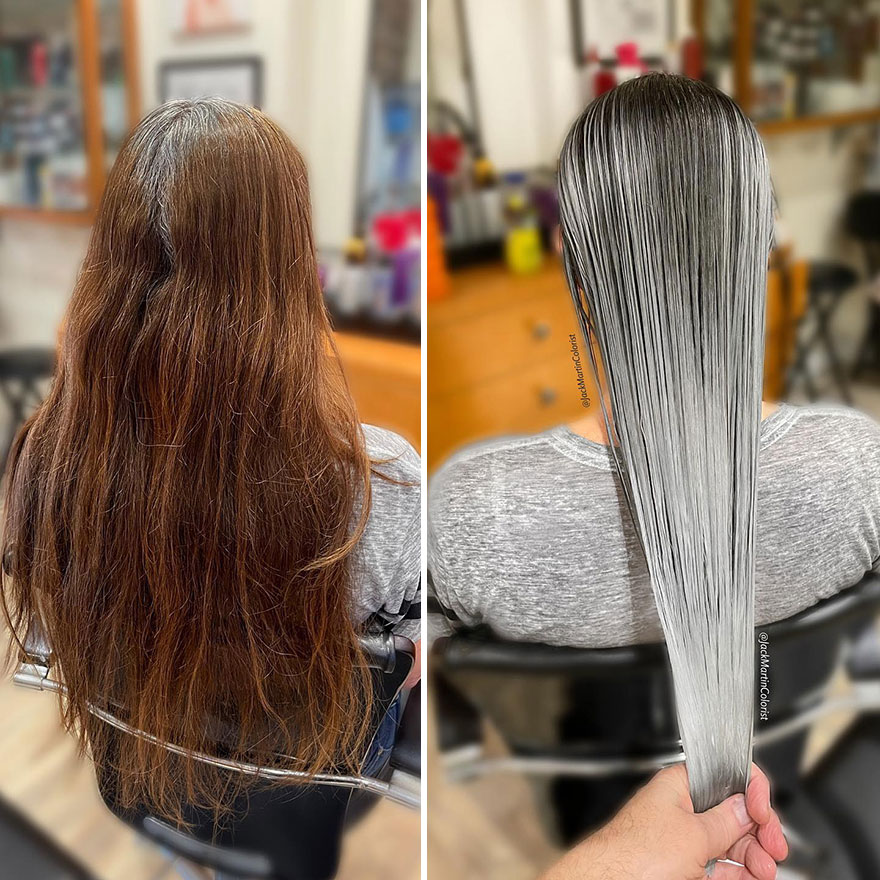 Hairdresser Refuses To Color White Strands And Creates Gray Queens (New Pics)
