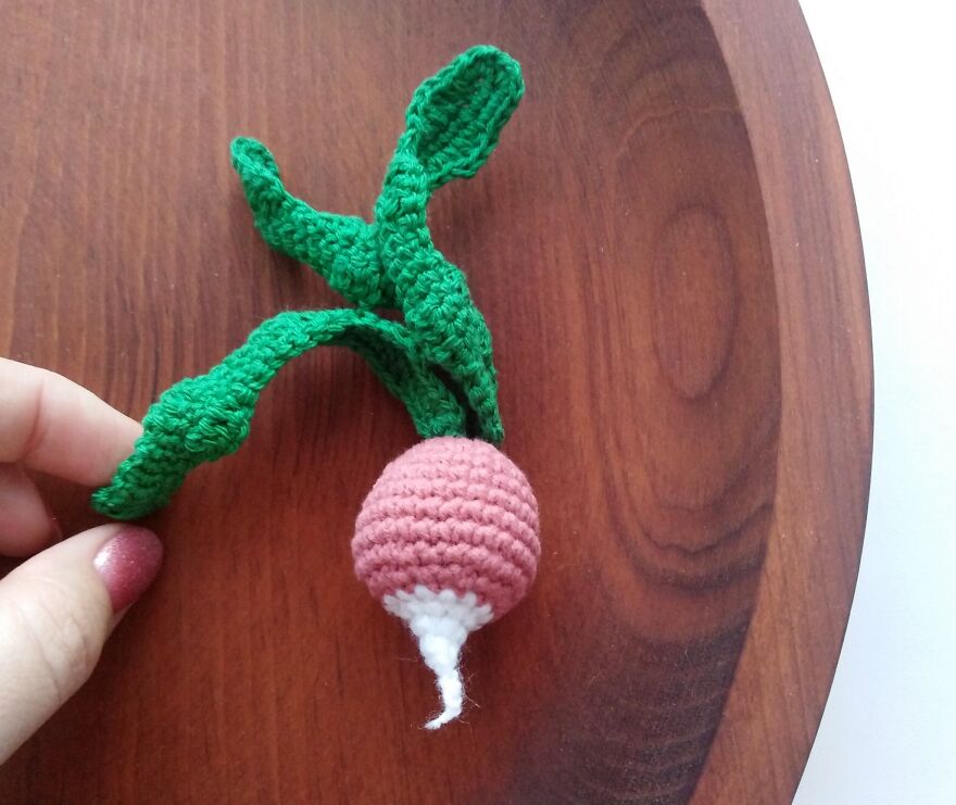 I Crocheted A Bag And Vegetable Set For Kids To Play With