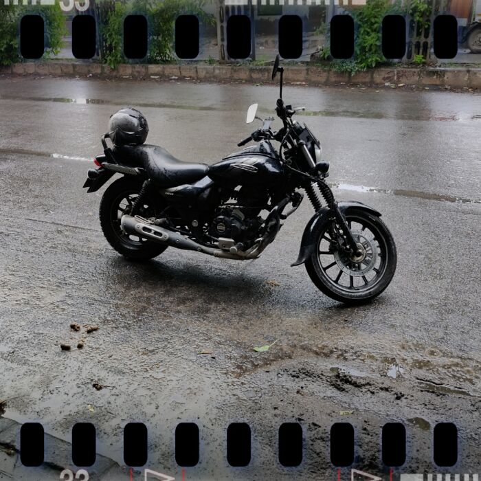 Biking On A Rainy Day