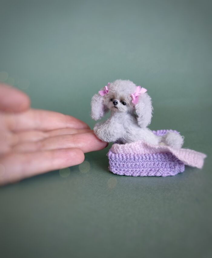Miniature Animals - Crochet Toy. Dollhouse Miniatures, Pet For Doll, Blythe, Ob11 And Other By Yarkoe_prostoe (Koshcheeva Anna)