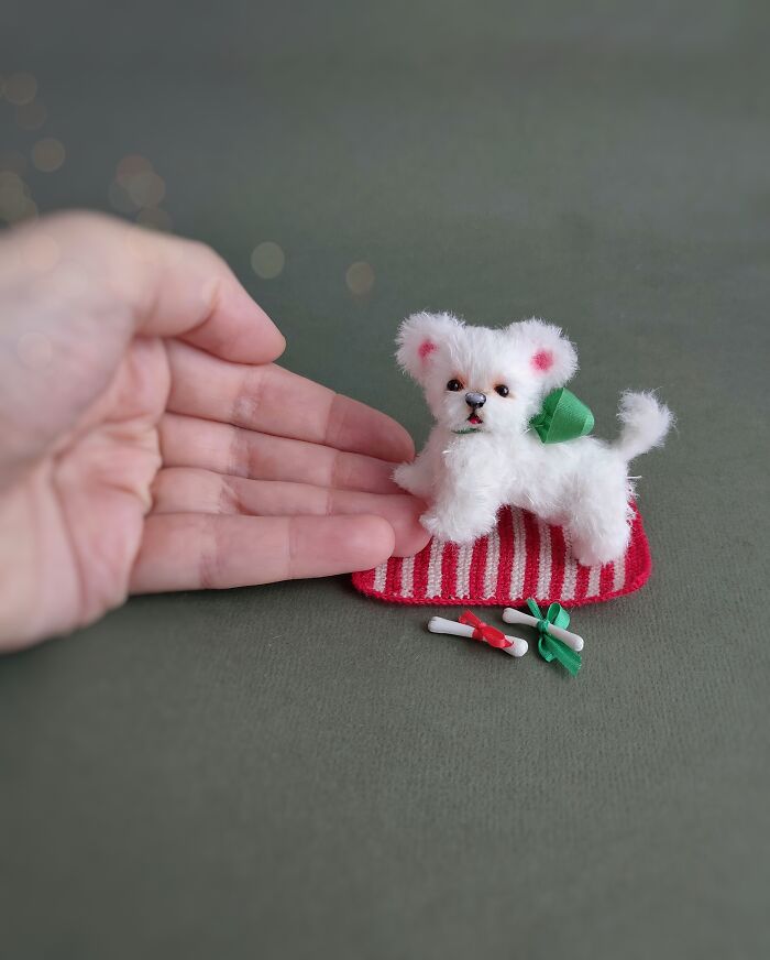 Miniature Animals - Crochet Toy. Dollhouse Miniatures, Pet For Doll, Blythe, Ob11 And Other By Yarkoe_prostoe (Koshcheeva Anna)