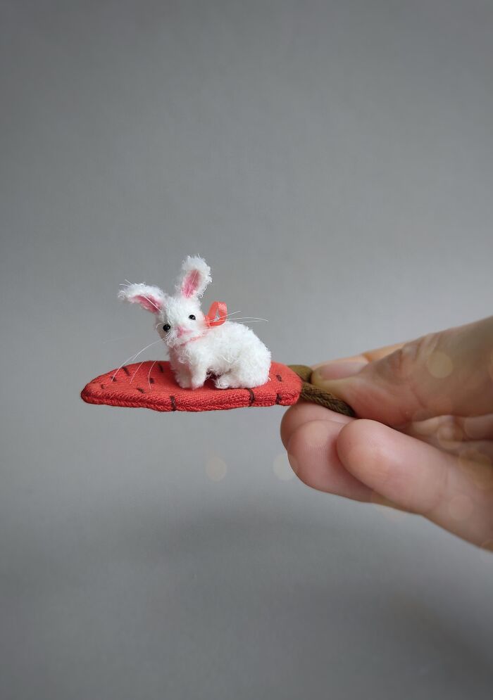 Miniature Animals - Crochet Toy. Dollhouse Miniatures, Pet For Doll, Blythe, Ob11 And Other By Yarkoe_prostoe (Koshcheeva Anna)