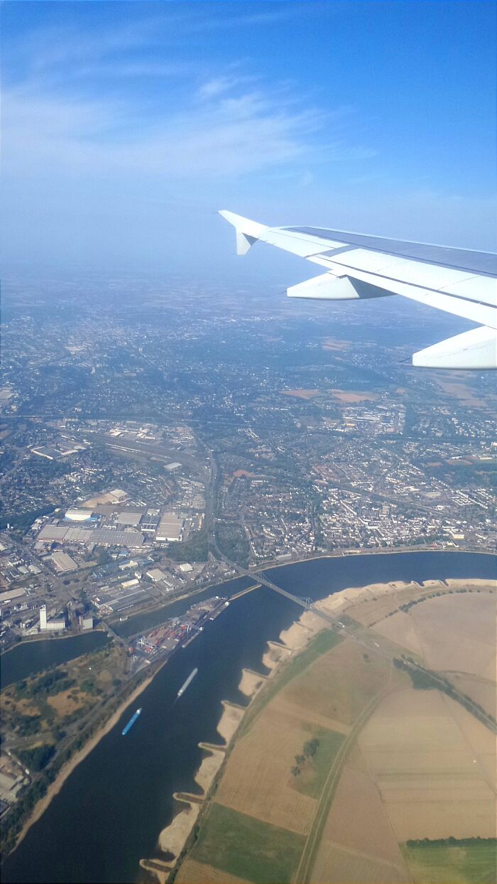 Uerdingen After Take Off In Düsseldorf, Germany