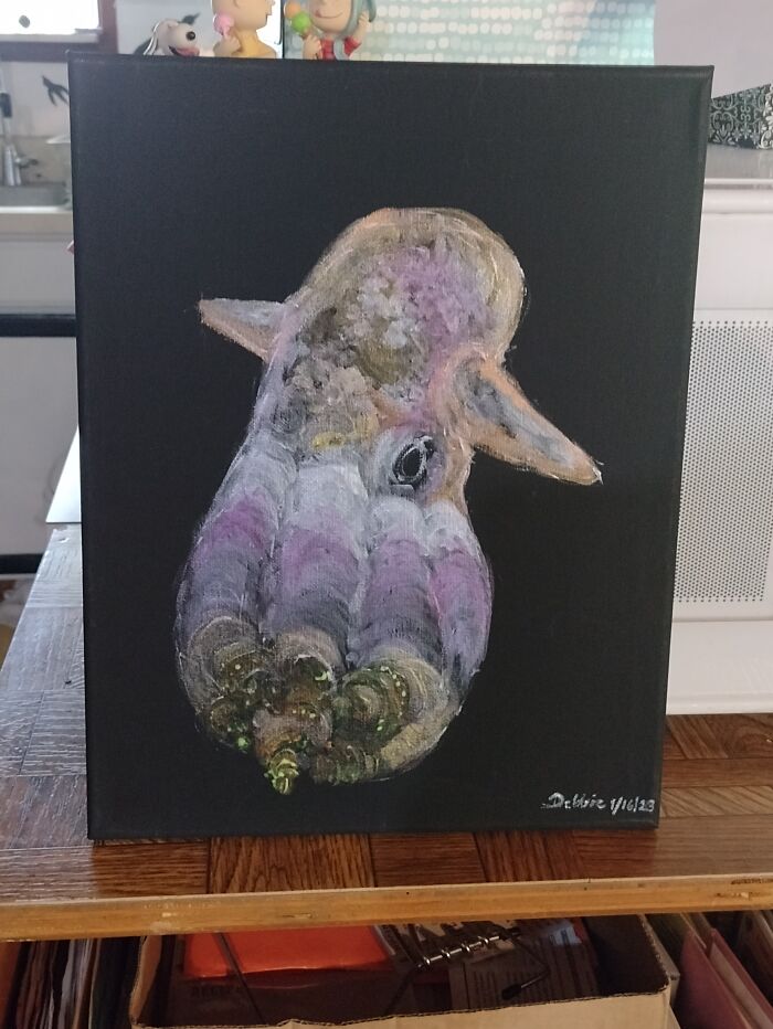 Tried Painting A Dumbo Octopus