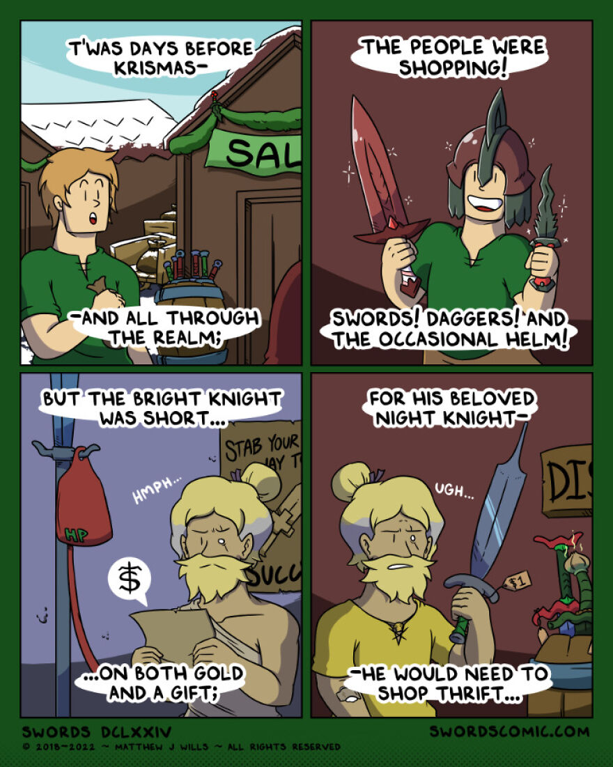 In 2023 My Webcomic All About Swords Turns 5 Years Old