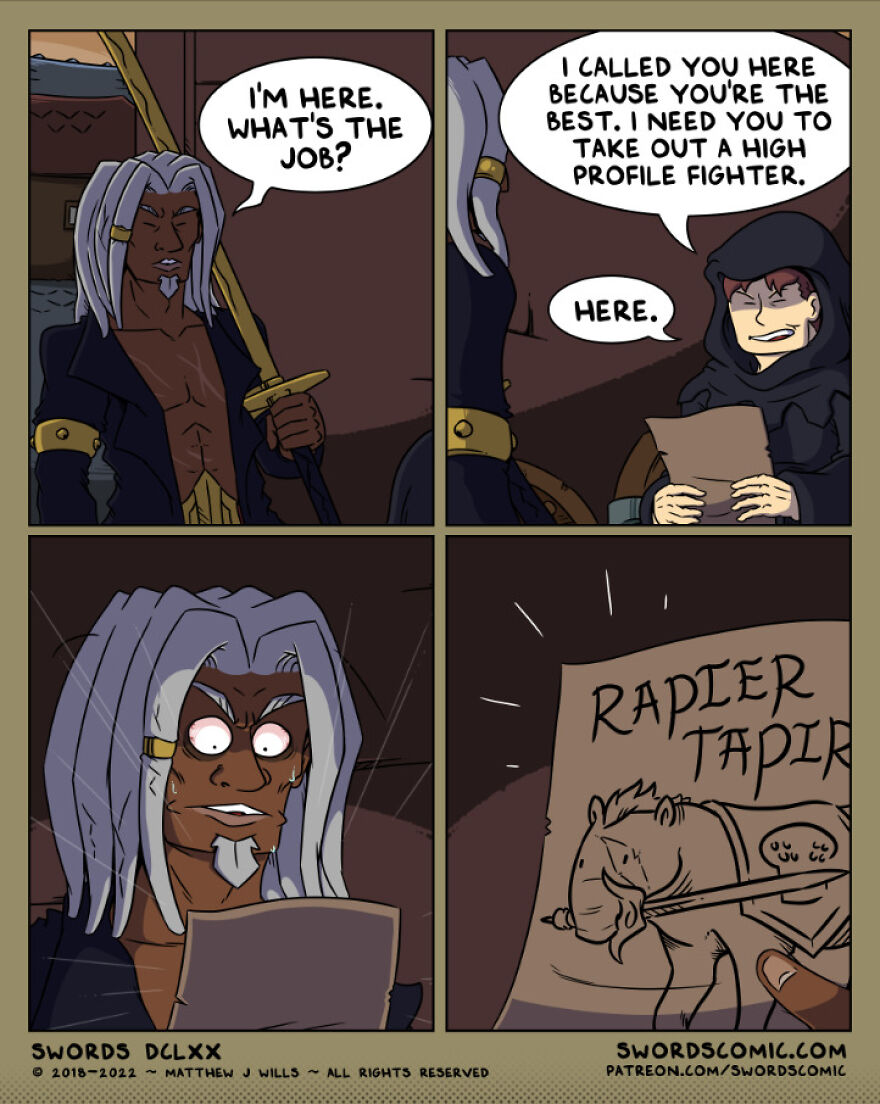 In 2023 My Webcomic All About Swords Turns 5 Years Old