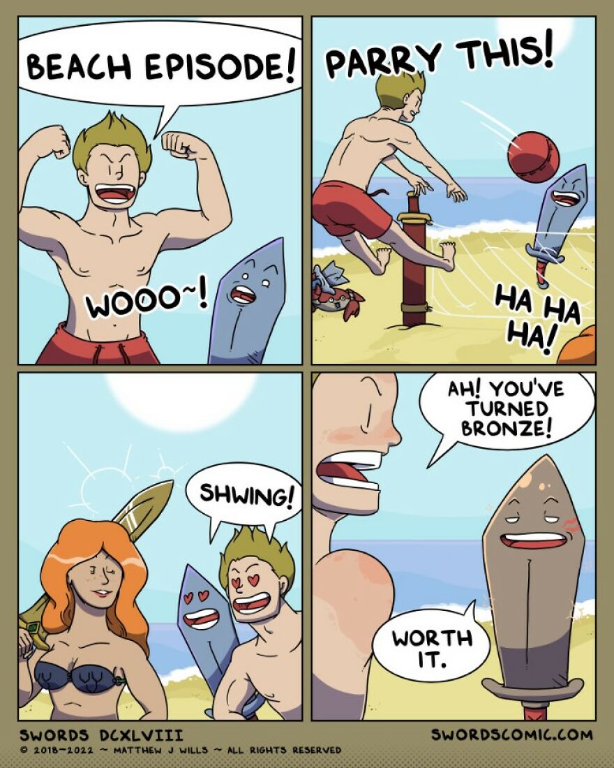 In 2023 My Webcomic All About Swords Turns 5 Years Old