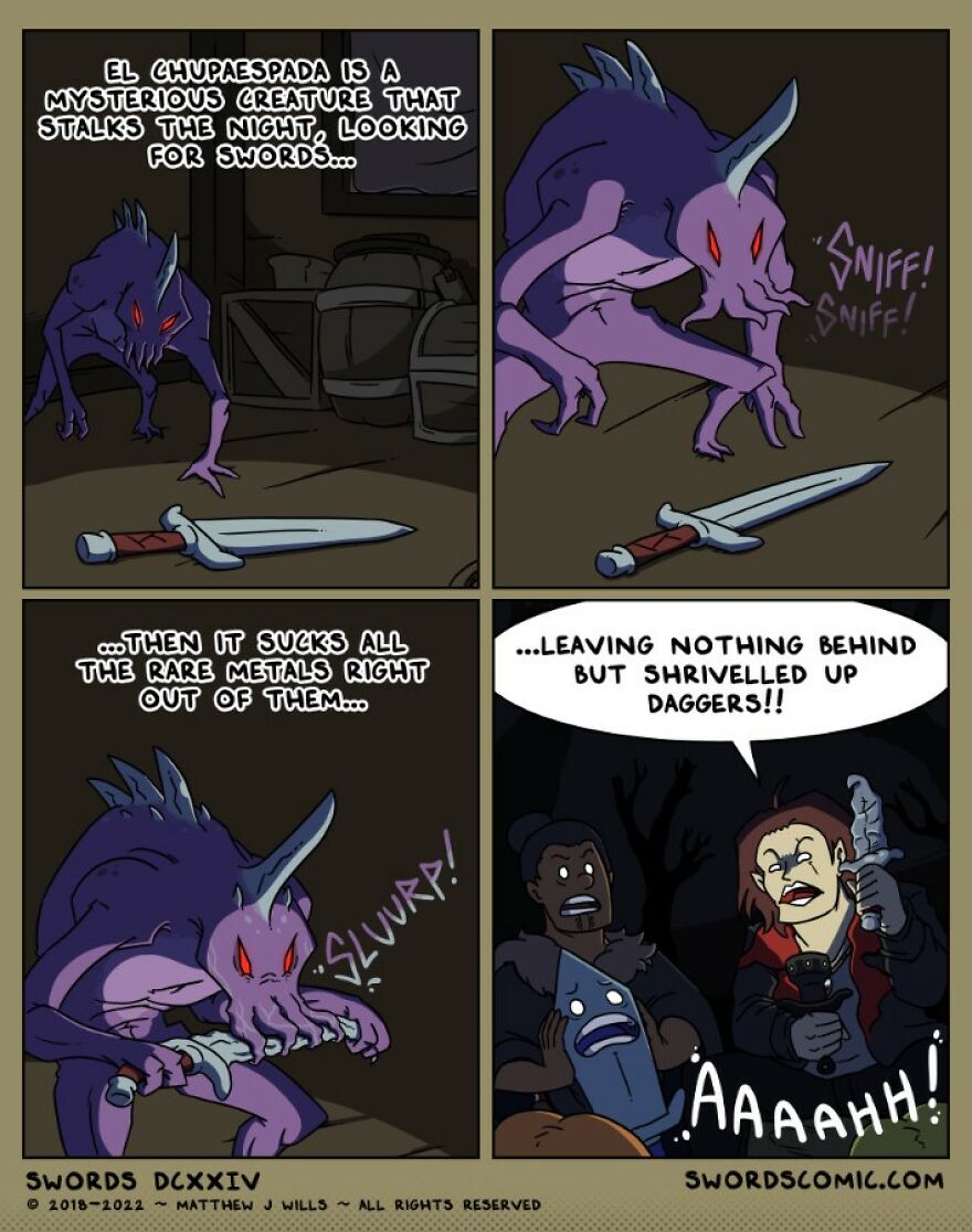 In 2023 My Webcomic All About Swords Turns 5 Years Old